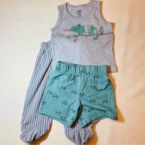 3 piece set items for Baby Boys 6-9 months